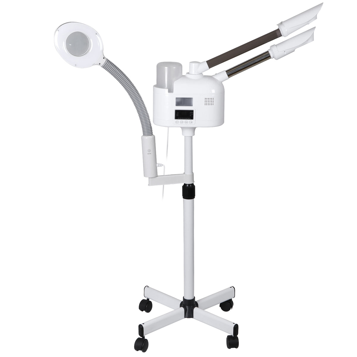 3 in 1 Facial Steamer with Hot/Cold Nozzle 5X LED Magnifying Lamp
