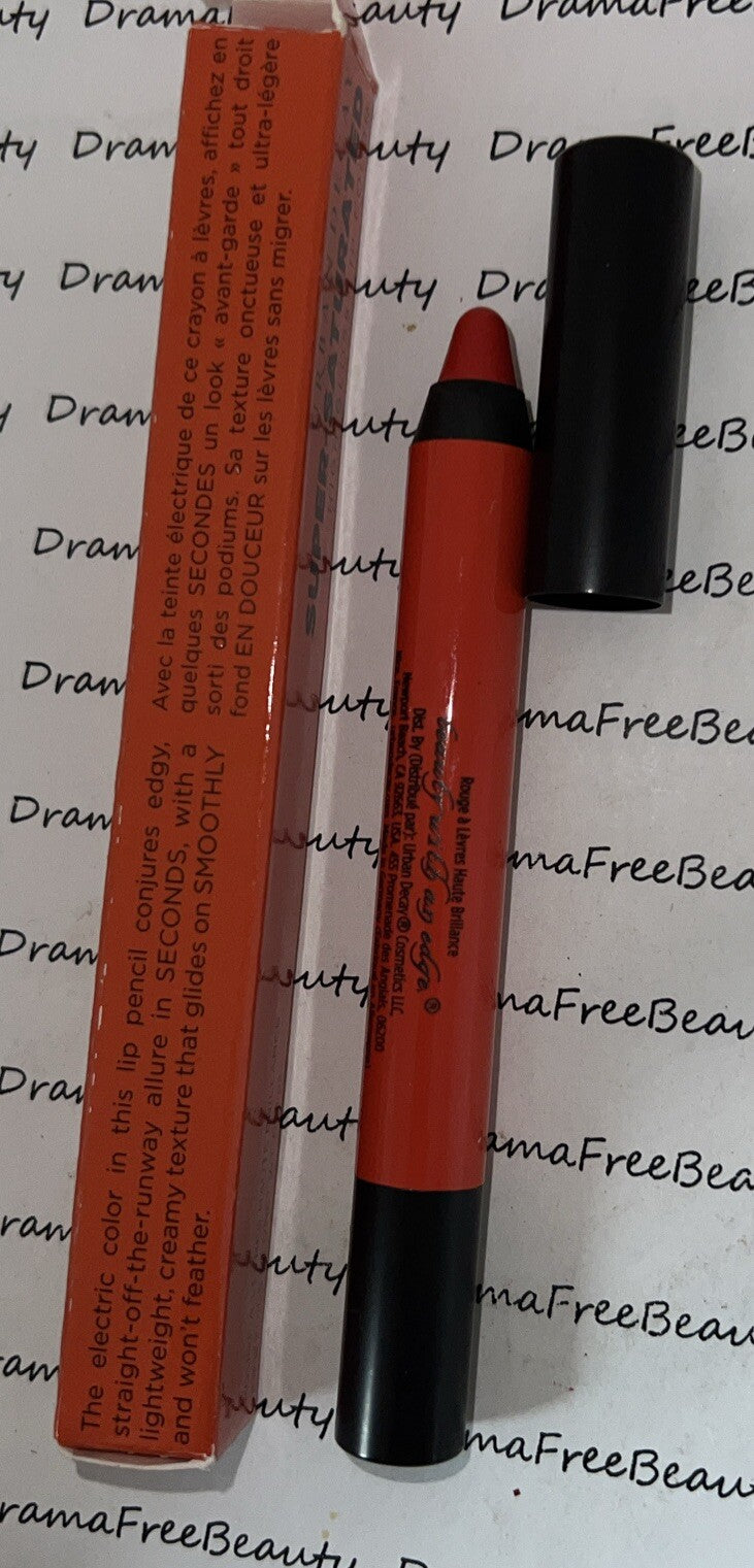 High Gloss Lip Color Pencil - Warm Orange, Long-Lasting & Nourishing
