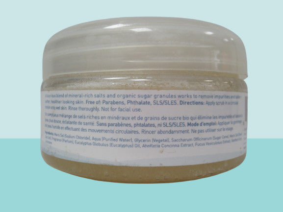 AHAVA DEAD SEA ESSENTIALS INVIGORATING EUCALYPTUS SUGAR SALT SPA