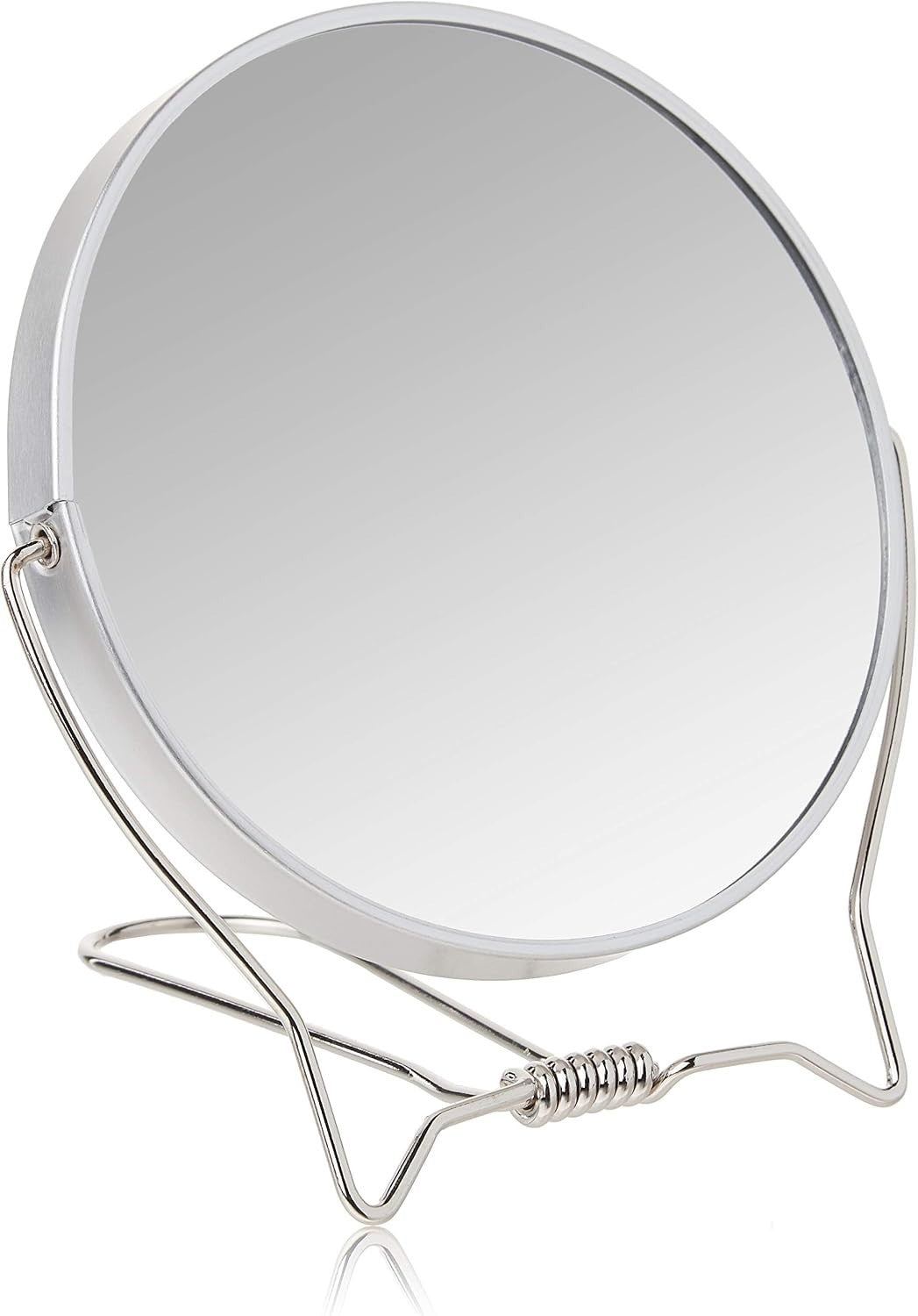 Dual-Sided Makeup Mirror with Stand 1X & 3X Magnification Portable