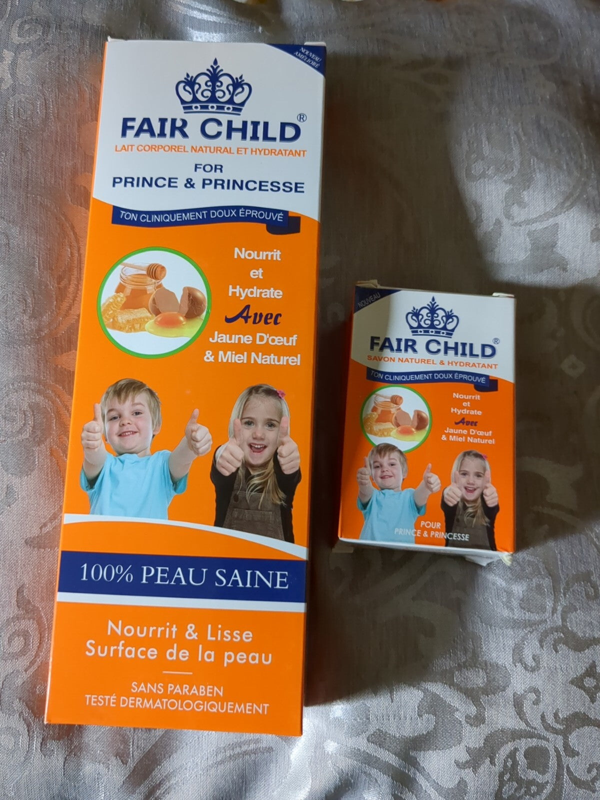 Egg Yolk & Honey Body Lotion with Soap Bar for Kids & Teens