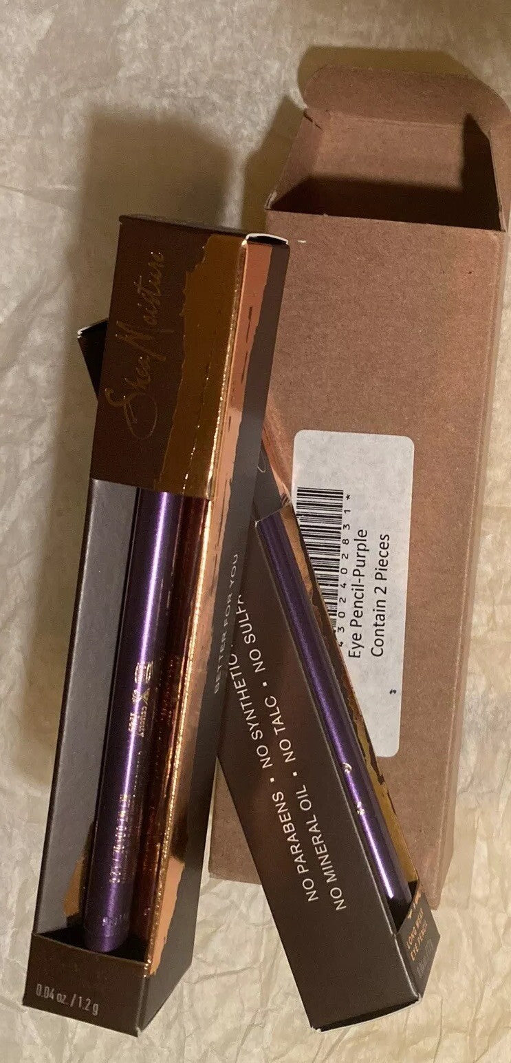 Long Wear Purple Eyeliner Pencil Set - 2 Pack, 0.04oz Each