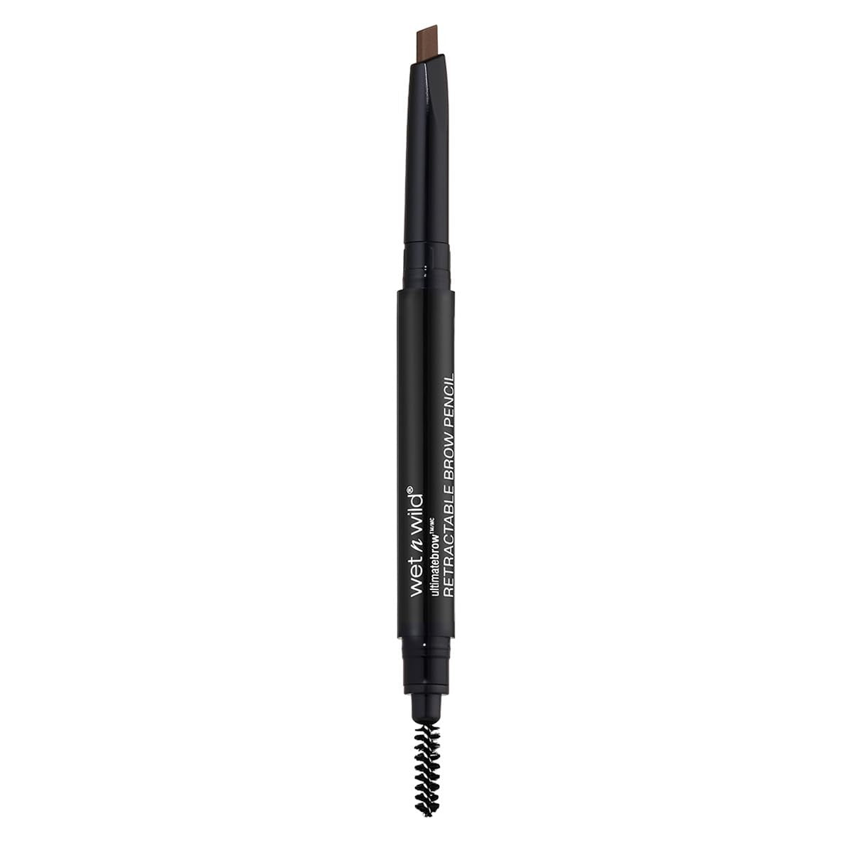Retractable Eyebrow Pencil - Triangular Hair-Like Strokes, Medium Brown