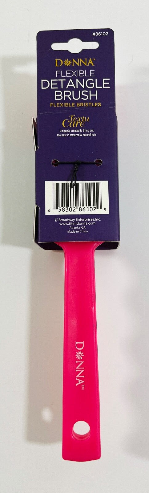 Donna Flexible Detangle Hair Brush for Wet & Dry Hair
