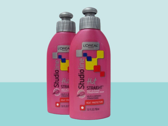 Heat-Activated Hair Straightening Cream Set - L'Oréal Paris Studio Line