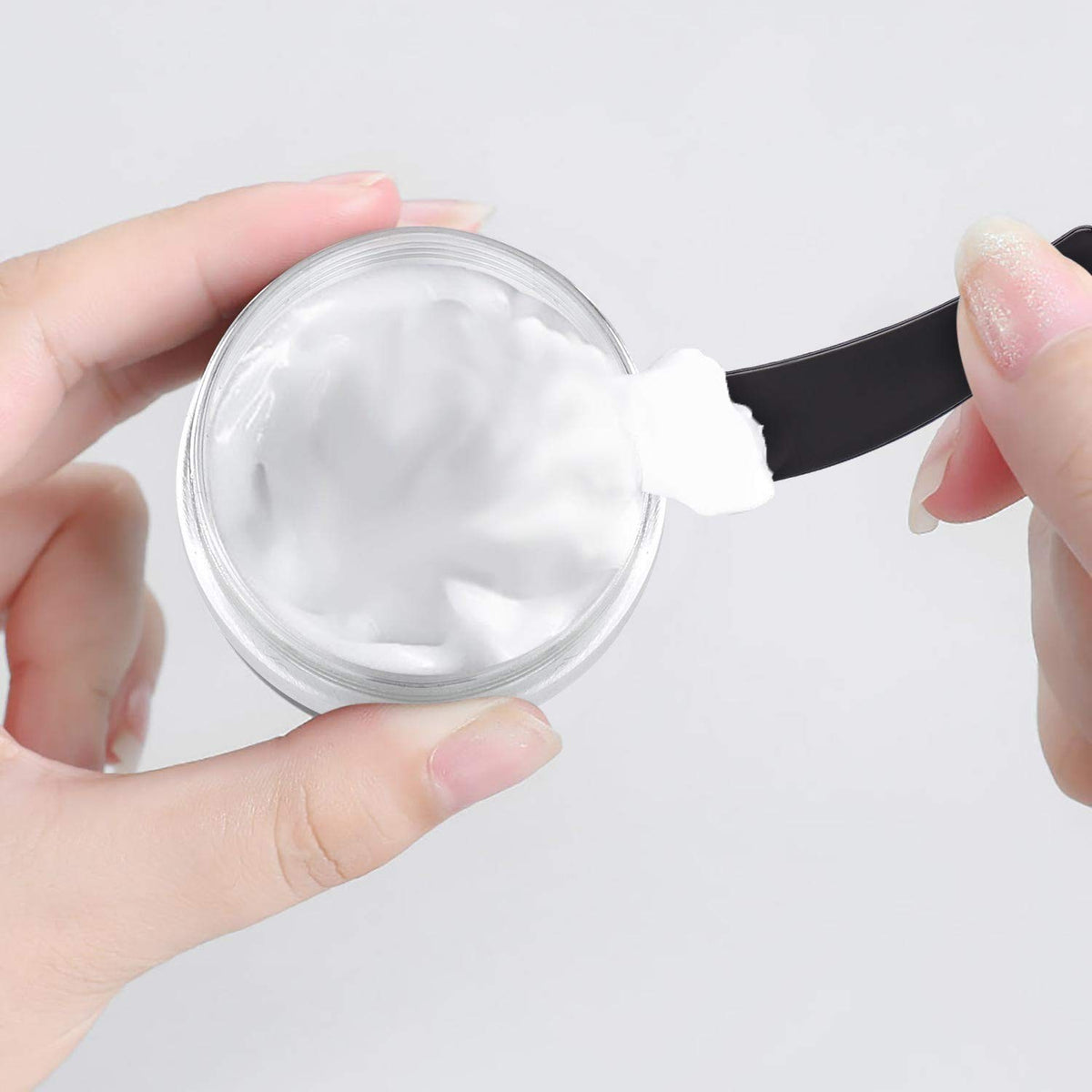 Refillable Cosmetic Sample Jars Set - 100 Pack 10g Travel Containers with Lids & Spatulas
