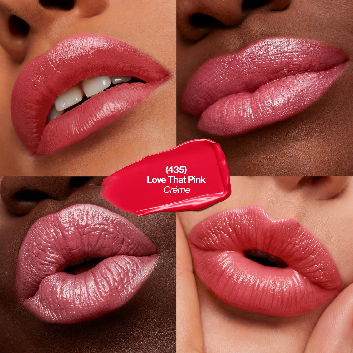 Revlon Super Lustrous Lipstick 435 Love That Pink - Moisturizing & Vibrant