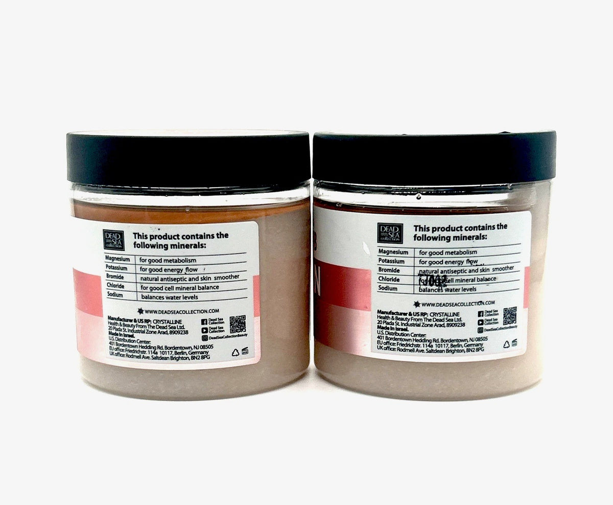 Dead Sea Collection Himalayan Exfoliating Mineral Salt Scrub, 2-Pack