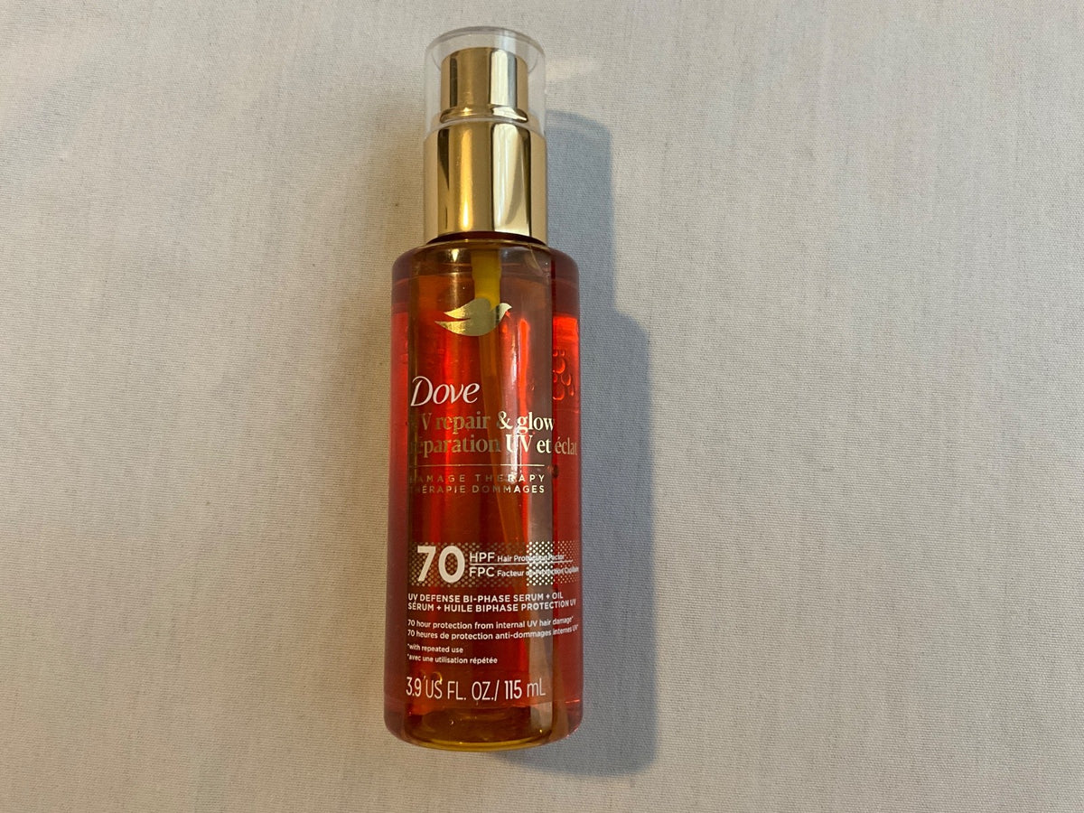 Dove Damage Therapy Bi-Phase Hair Serum & Oil UV Repair & Glow 3.9 fl oz