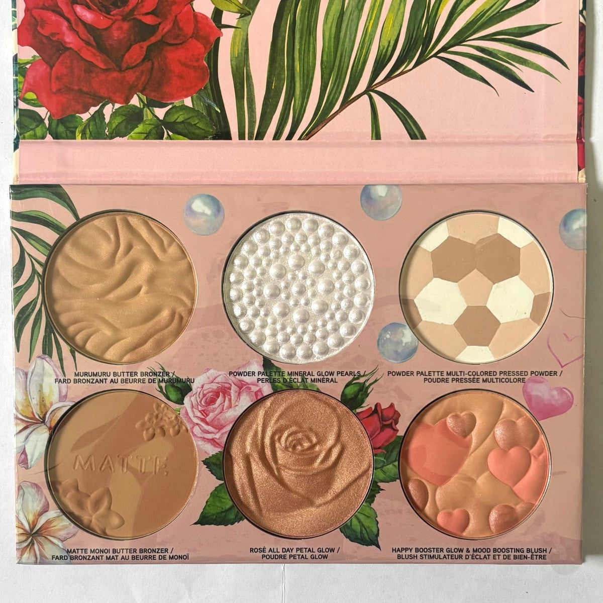 All-in-One Face Palette with Bronzer, Blush & Highlighter - Hypoallergenic Makeup