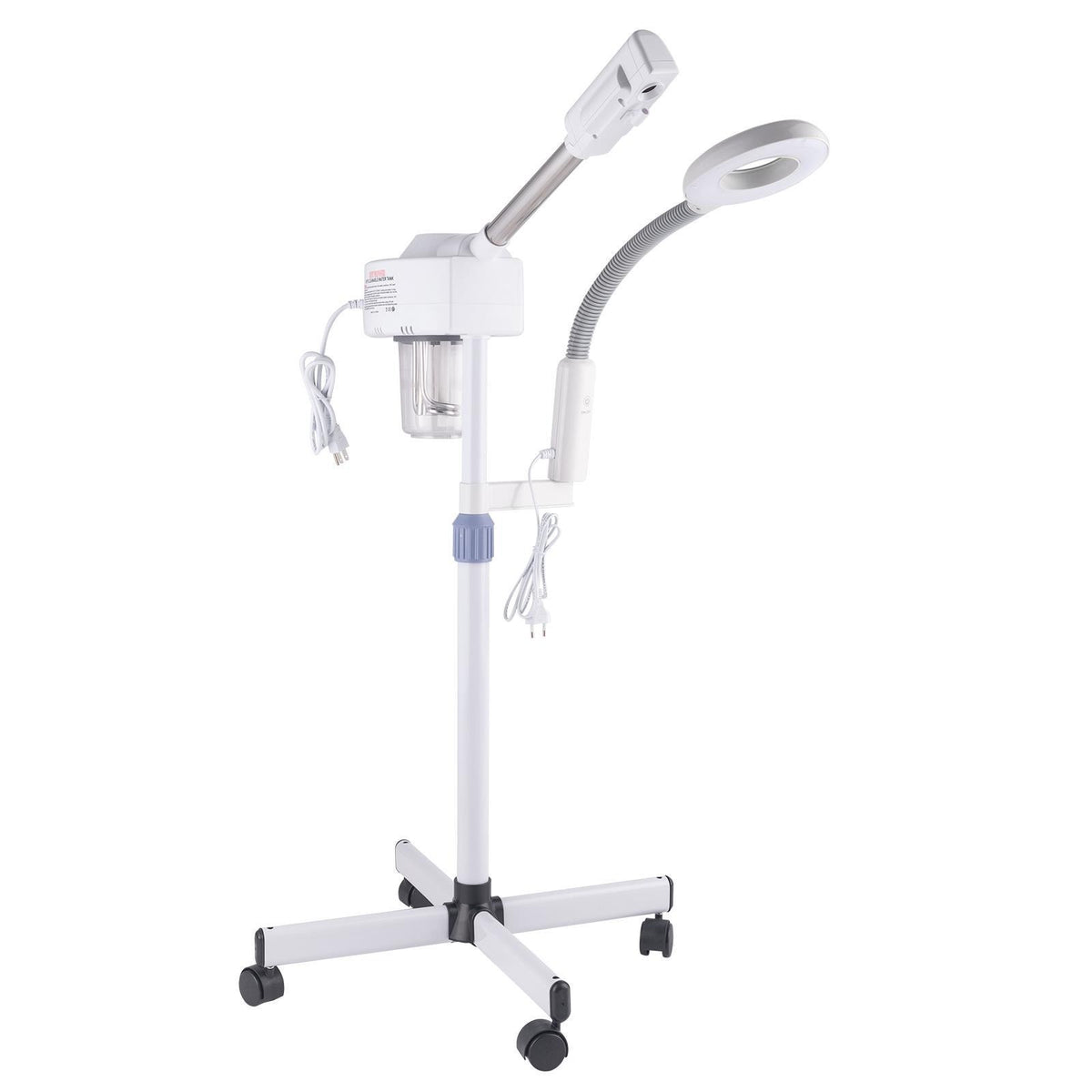 Professional Facial Steamer with Magnifying Lamp - 2-in-1 Ozone Hot Mist