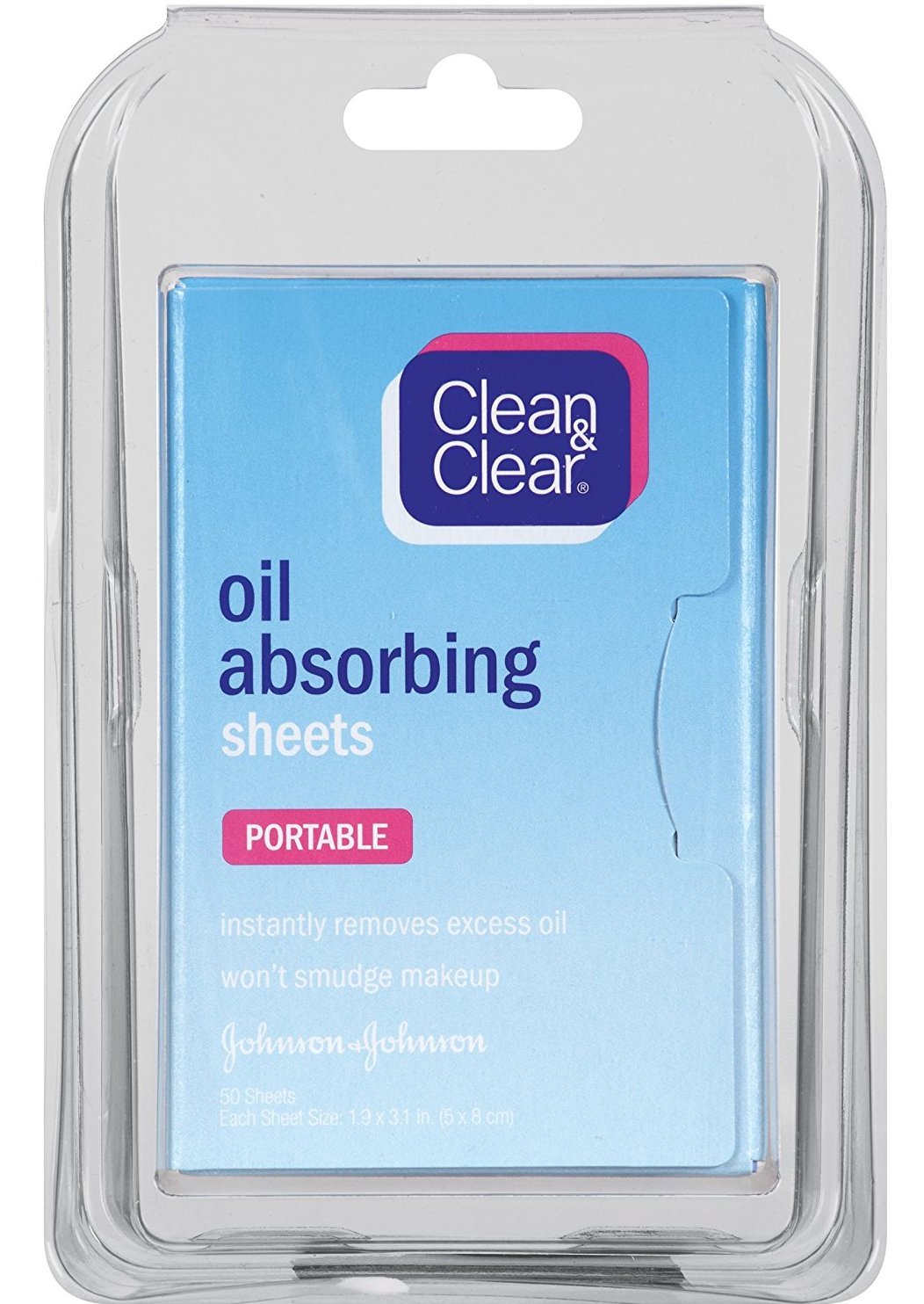 Oil Absorbing Sheets for Face - 50 Count, Shine Control & Makeup Friendly