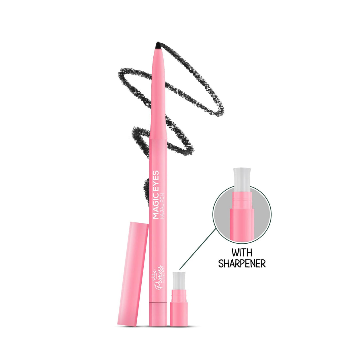 Gentle Eye Makeup Pencil for Sensitive Eyes - Natural & Nourishing Kajal Pen
