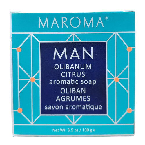 Maroma Man Soap, Olibanum Citrus, 3.5 Ounces