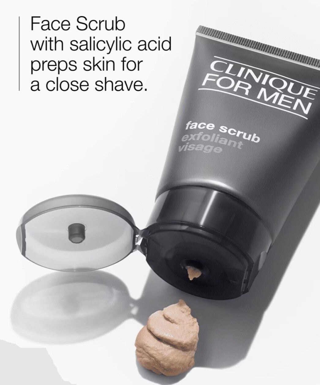 Clinique for Men Face Scrub 3.4 oz. / 100ml - New Sealed!