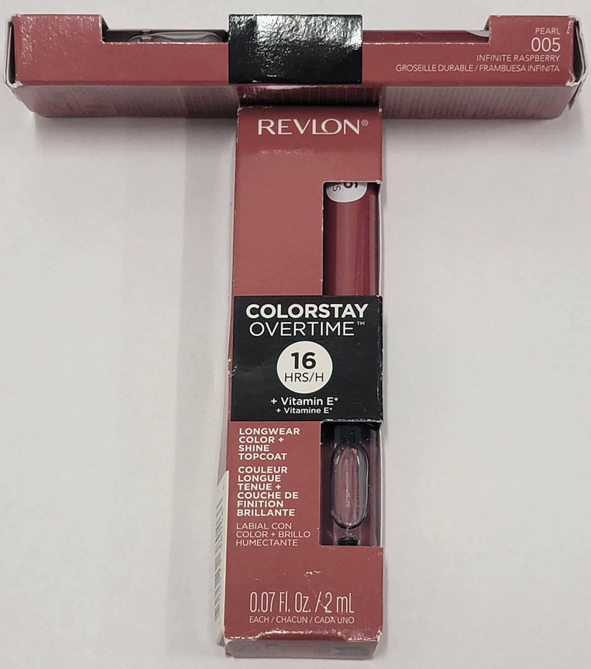 Lipstick Set - Long-Lasting 16H Lip Color in Infinite Raspberry Pearl, Pack of 2