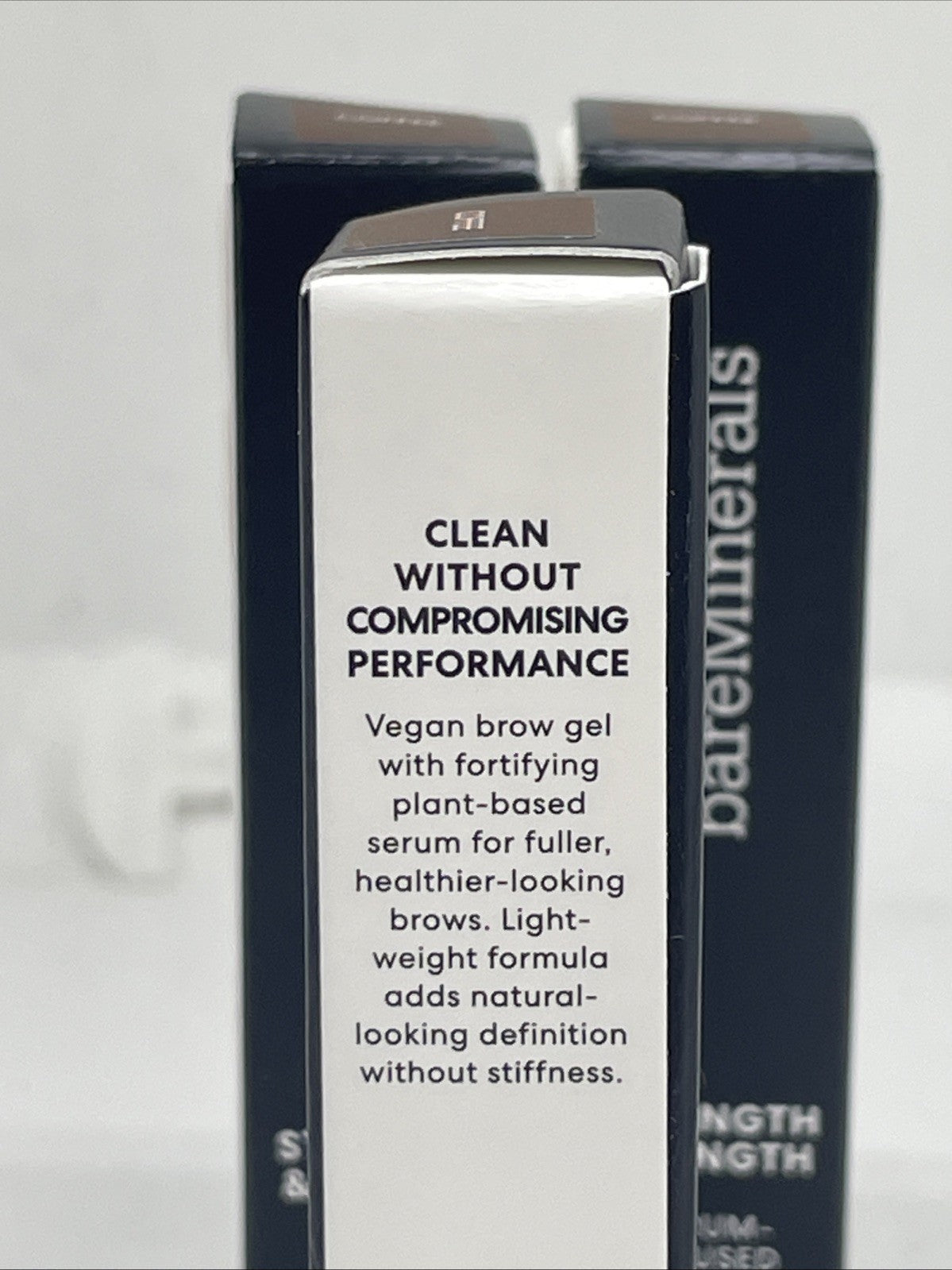 BareMinerals Strength & Length Serum-Infused Brow Gel - Plant-Based, Vegan, 0.16 Oz