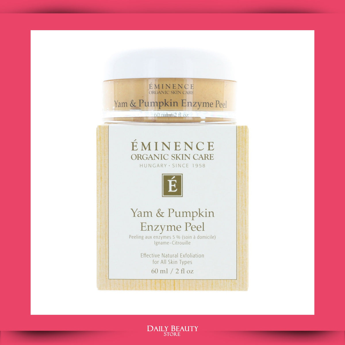 Organic Yam and Pumpkin Enzyme Peel for All Skin Types - 2oz