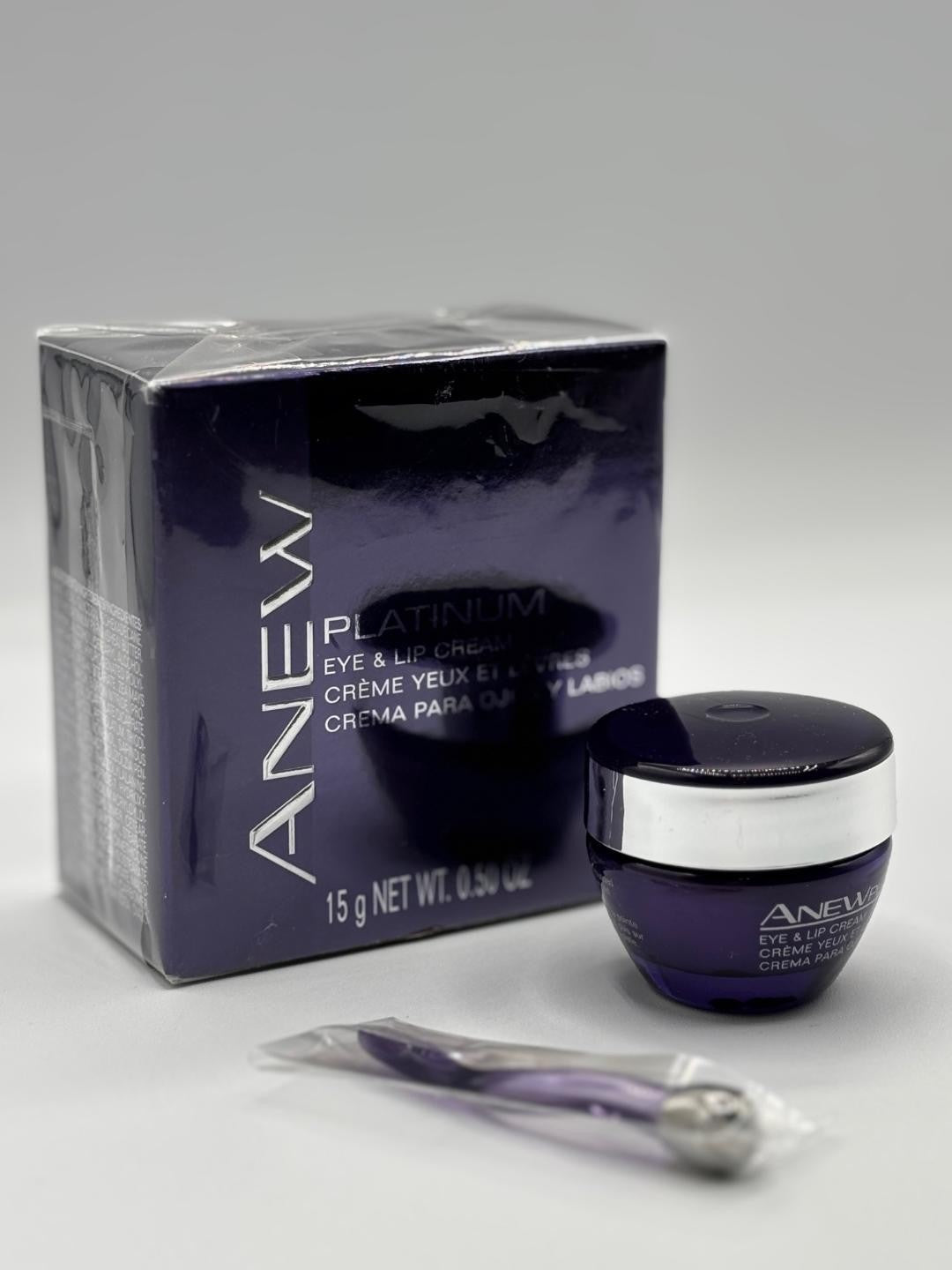 Avon Anew Platinum Eye & Lip Firming Cream 0.5 oz Anti-Aging Skincare