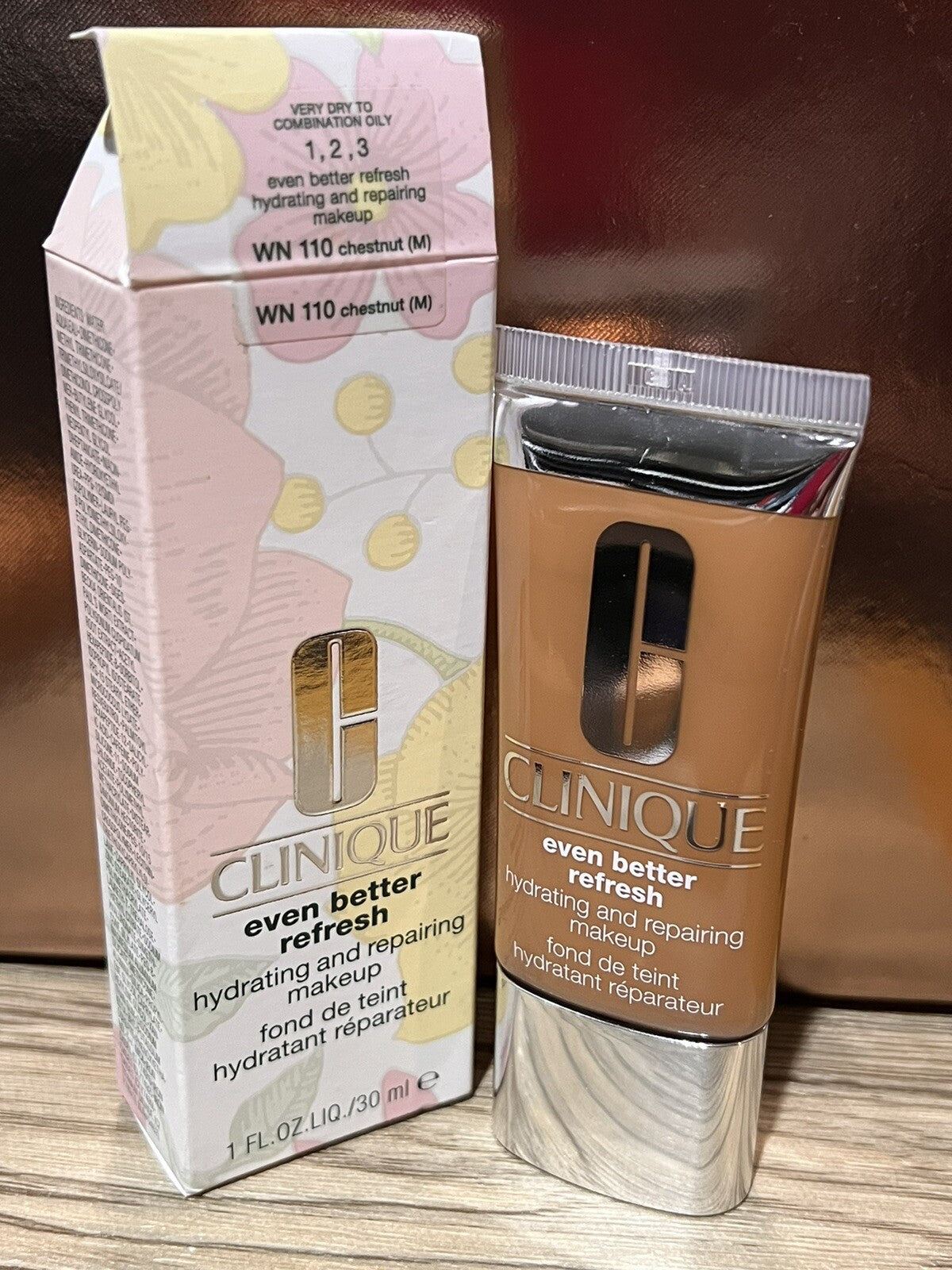 Clinique Even Better Refresh Hydrating Face Makeup Chestnut 1oz