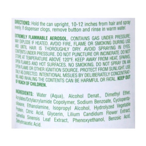 6 Pack Unscented Extra Hold Aerosol Hairspray - 7 Oz Each