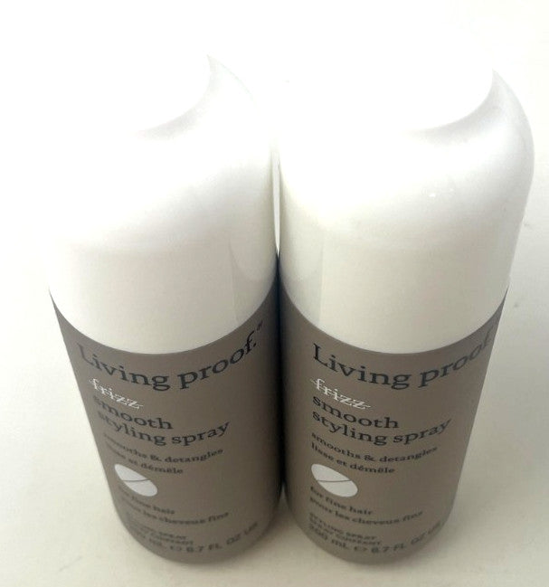 Living Proof Smooth Styling Spray - Set of 2, 6.7 fl oz, Fine Hair