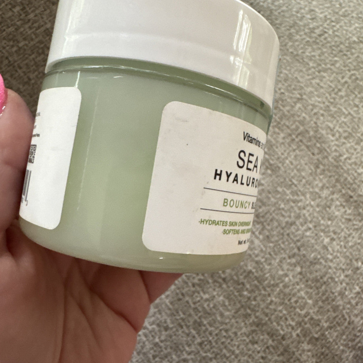 Sea Kelp & Hyaluronic Acid Bouncy Gel Sleep Mask