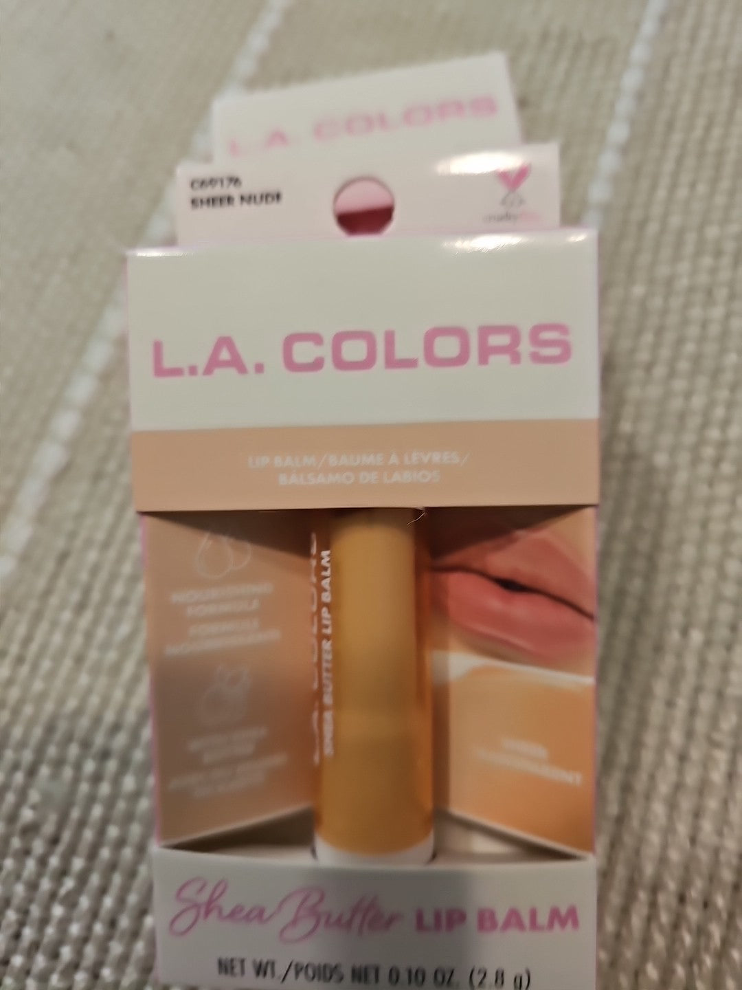 Sheer Pink & Nude Lip Balm Set - Shea Butter Hydrating Lip Care