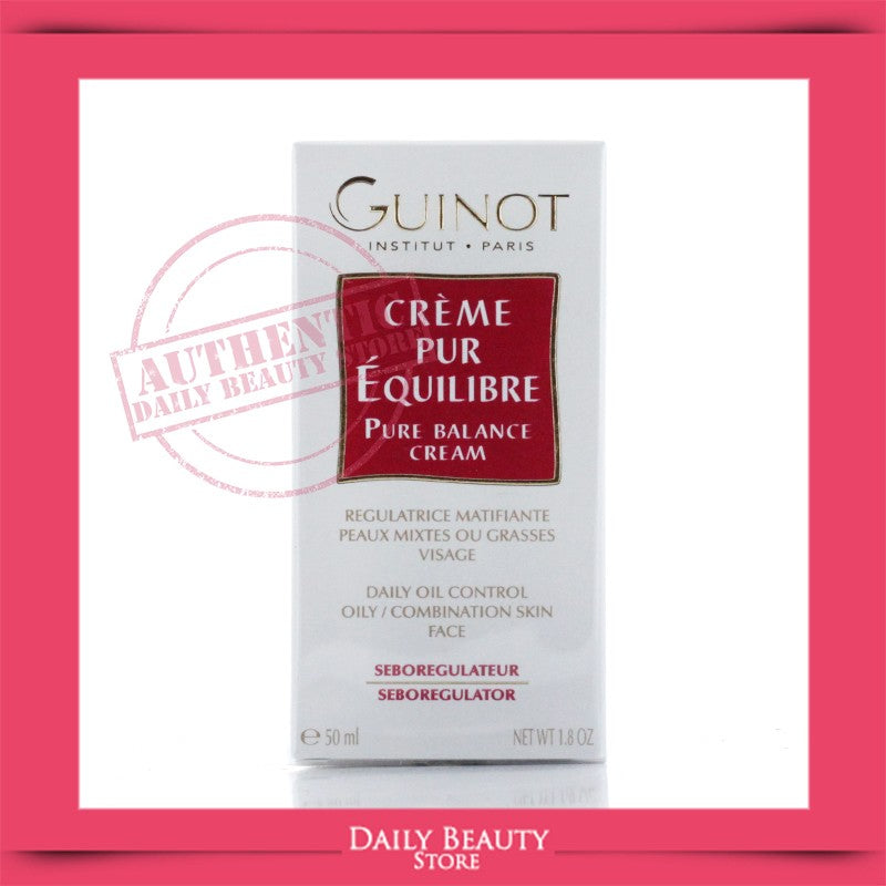 Guinot Pure Balance Cream 1.8oz 50ml NEW SEALED FAST SHIP