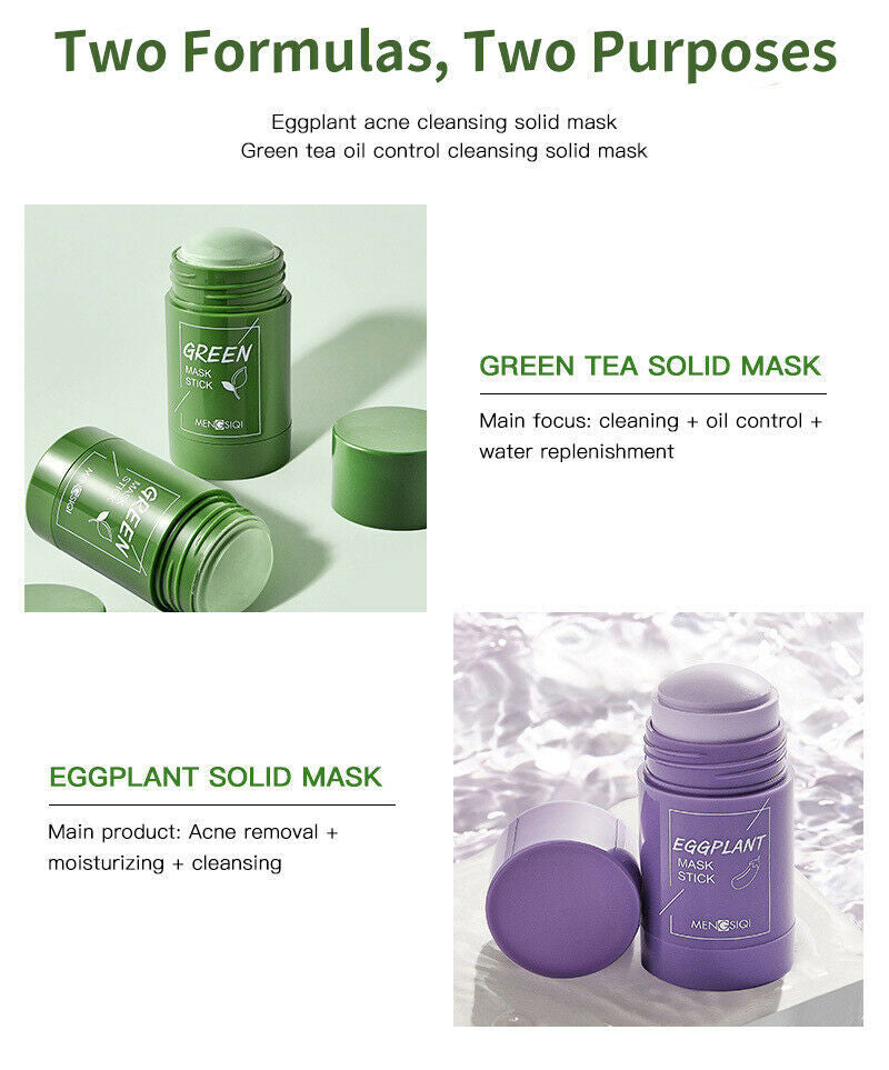 Green Tea Clay Stick Mask - Pore Cleansing & Oil Control