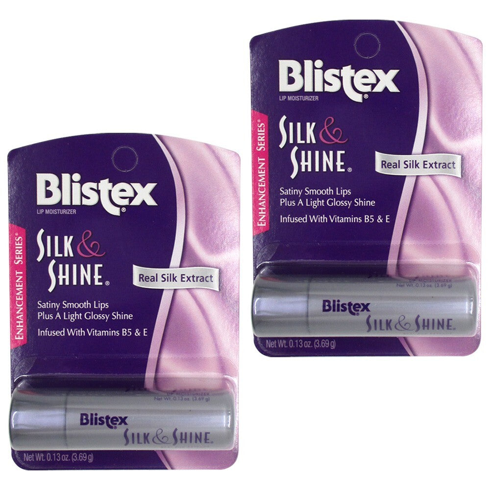 Lip Moisturizer Set - Silk & Shine Gloss with Vitamins, 6 Pack