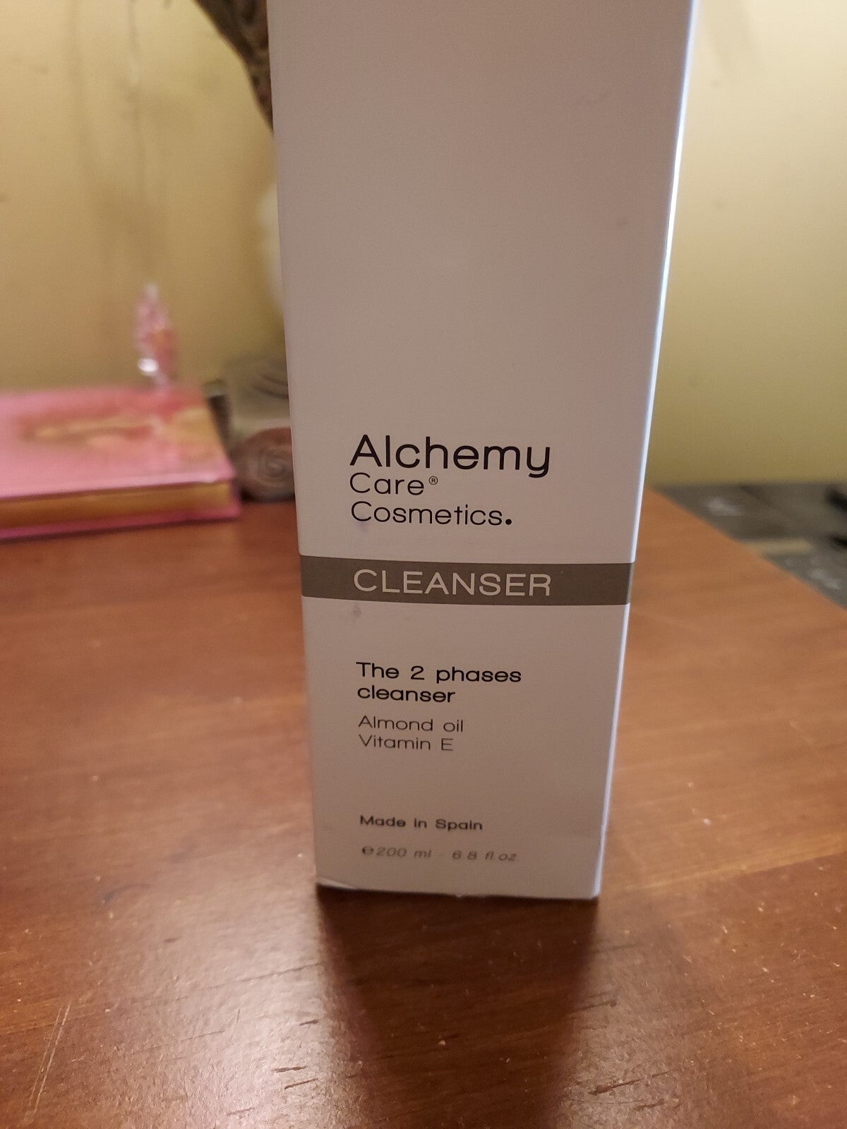 Facial Cleanser with Almond Oil & Vitamin E - 6.8 Fl Oz - Two-Phase Makeup Remover