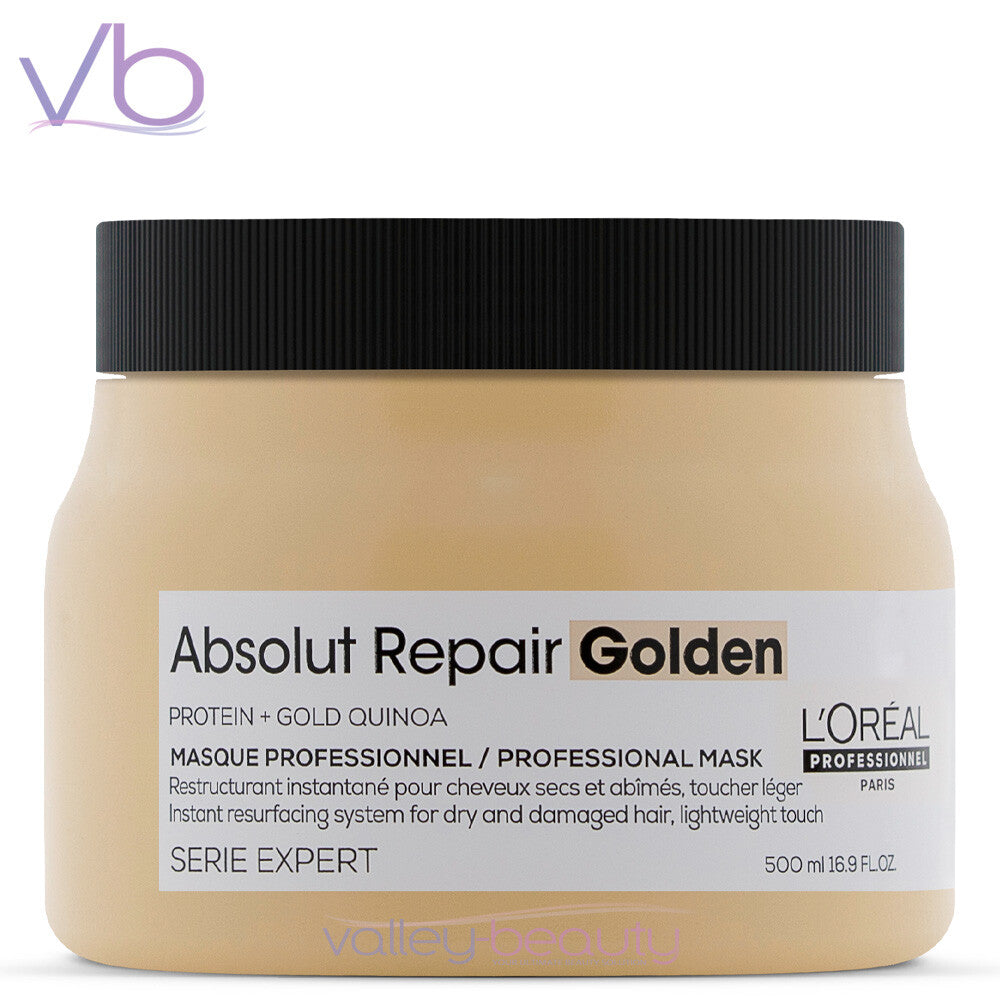 Repair Hair Mask for Damaged Fine to Medium Hair - Gold Quinoa & Protein, 16.9oz