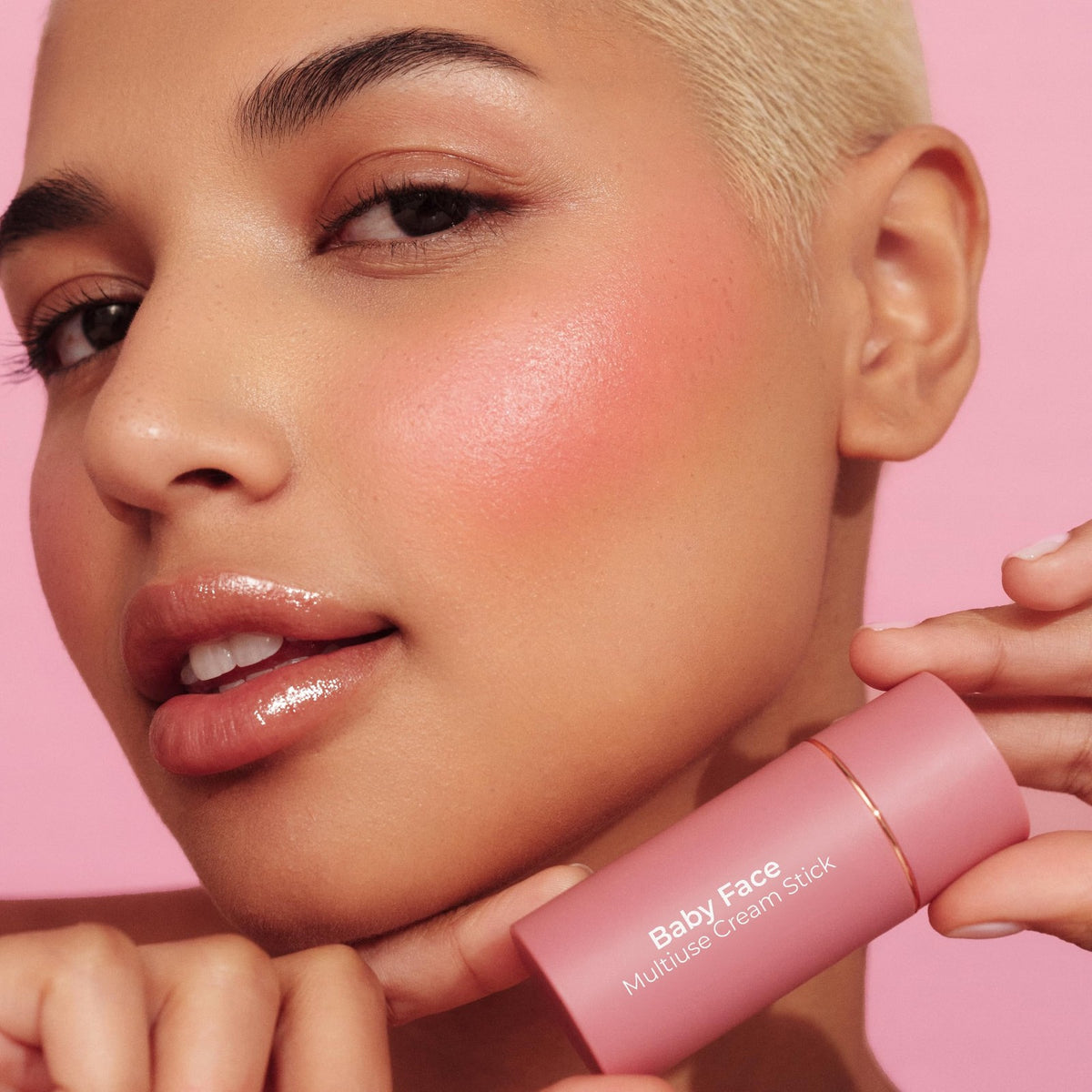 Multiuse Cream Stick for Cheeks and Lips - Deeper Rose