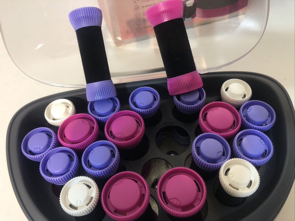 Remington Ionic Hot Roller Set with Wax Core and Clips - Long-Lasting Curls