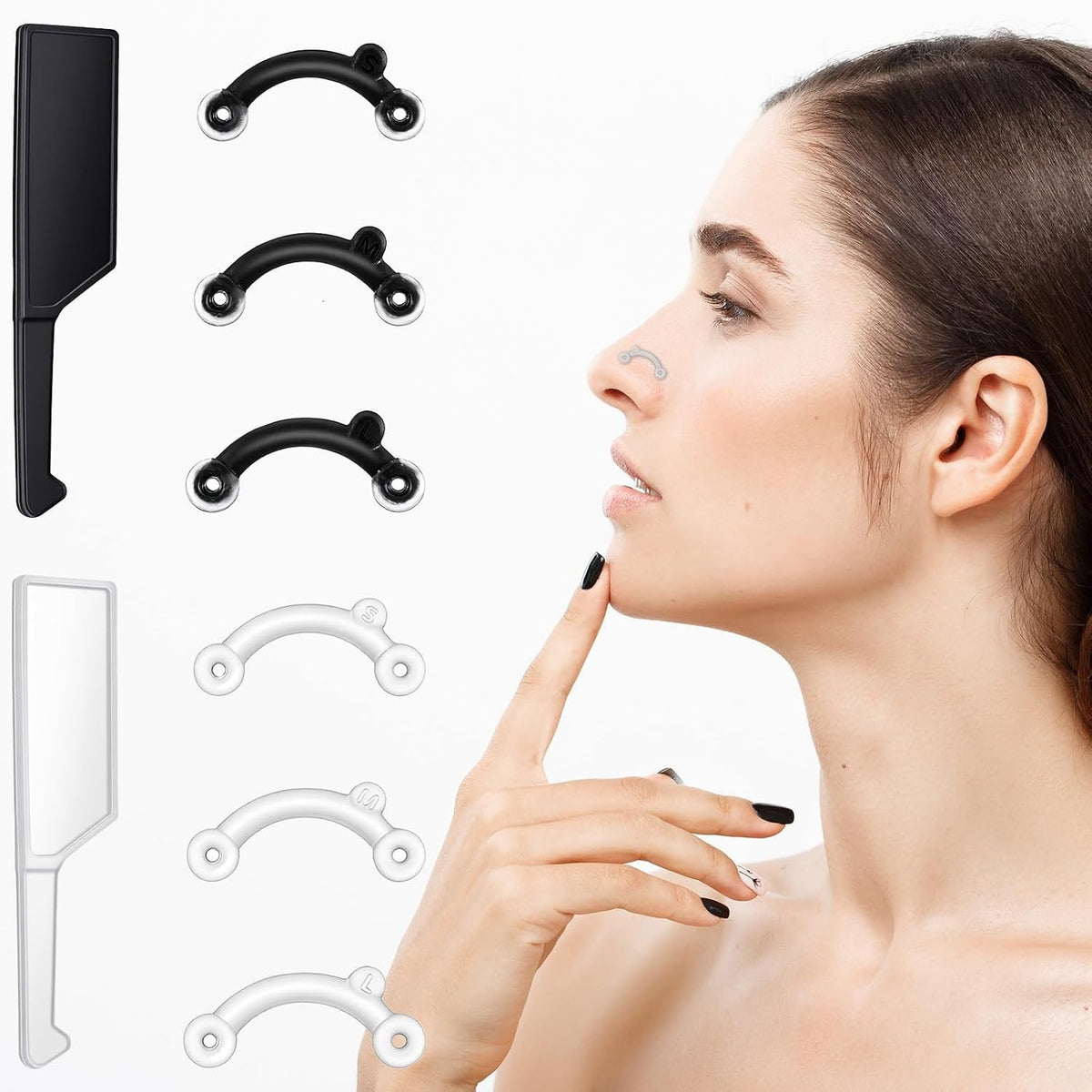 Nose Shaper Clips Set - Invisible Nose Slimmer & Enhancer for Women & Men