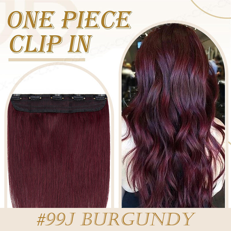 Full Head Clip-In Hair Extensions - 100% Virgin Remy Human Hair Blonde