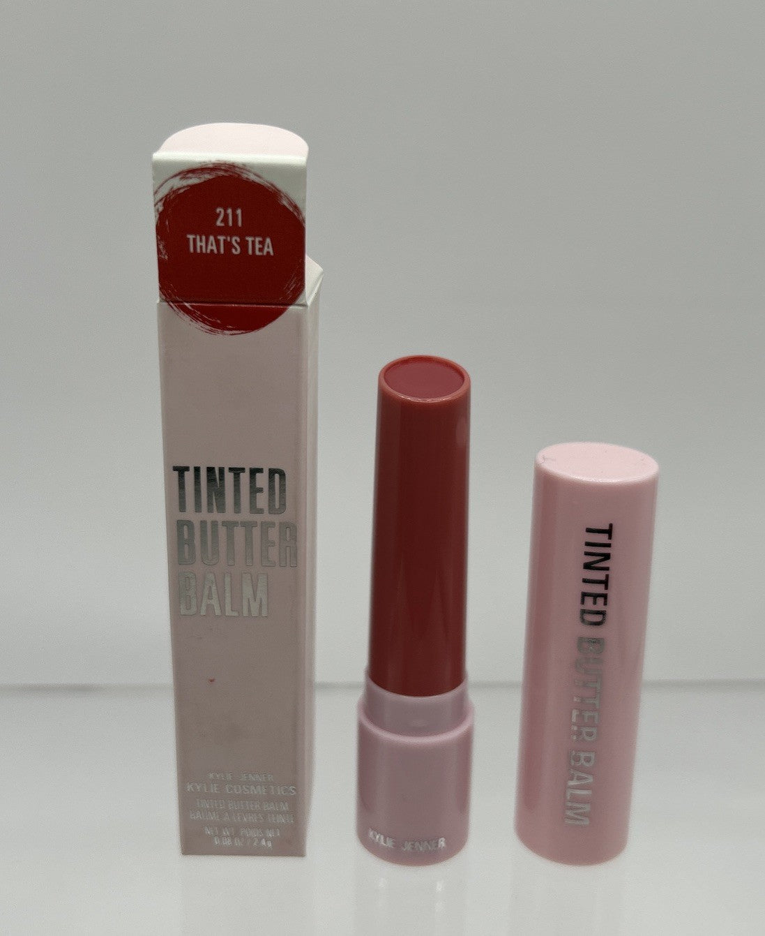 Kylie Jenner Tinted Butter Lip Balm Shade 211 That's Tea 0.08 oz - New