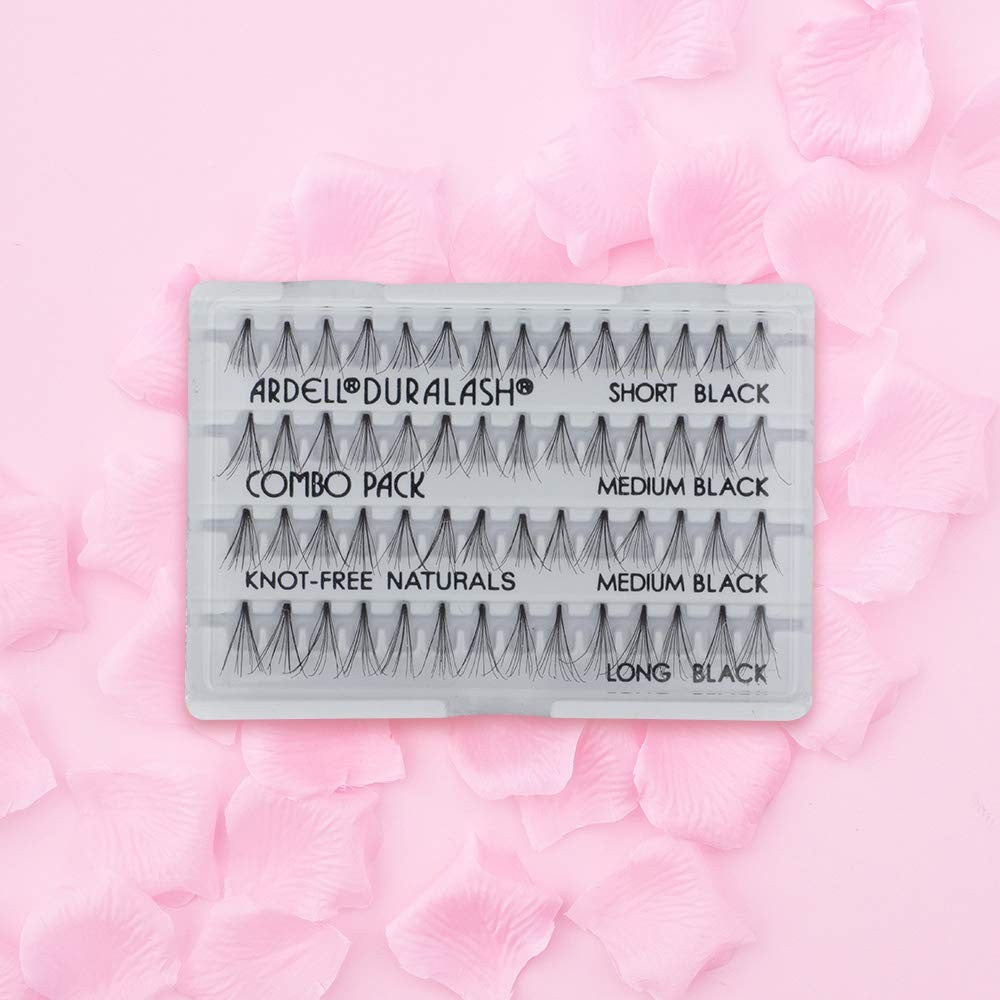 False Eyelash Extensions - Natural Look Individual Lashes 4 Pack