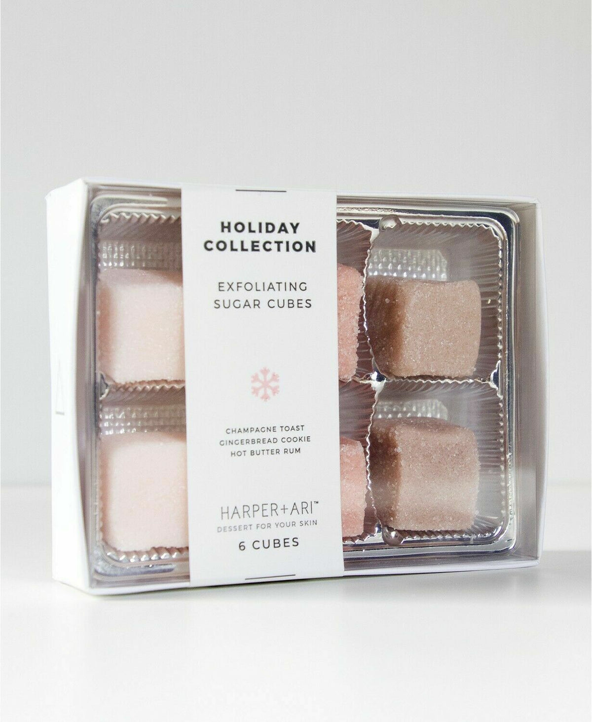 HARPER + ARI Exfoliating sugar cubes -6 pieces - HOLIDAY COLLECTION