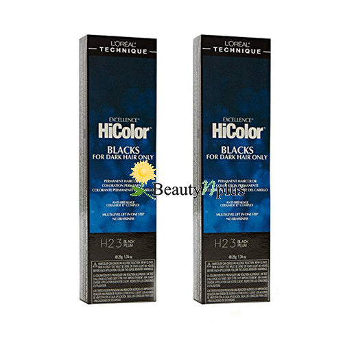 Permanent Hair Color for Dark Hair - 2 Pack, 23 Shades
