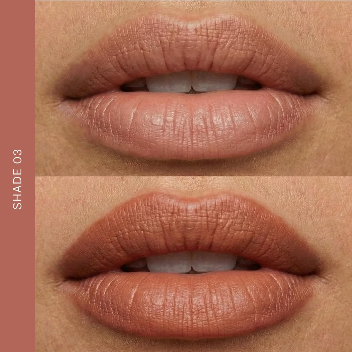 Lip Liner Pencil - Long Lasting Waterproof & Smudge-Proof, Shade 03 Warm Caramel