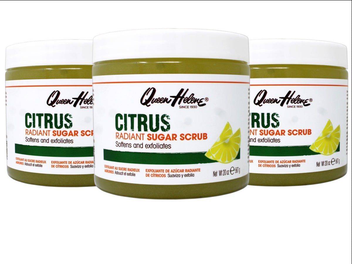 3 Pack - Queen Helene Citrus Radiant Sugar Scrub, Softens and