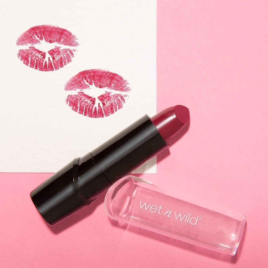 Hydrating Dark Pink Frost Lipstick - Rich Buildable Color, Silk Finish