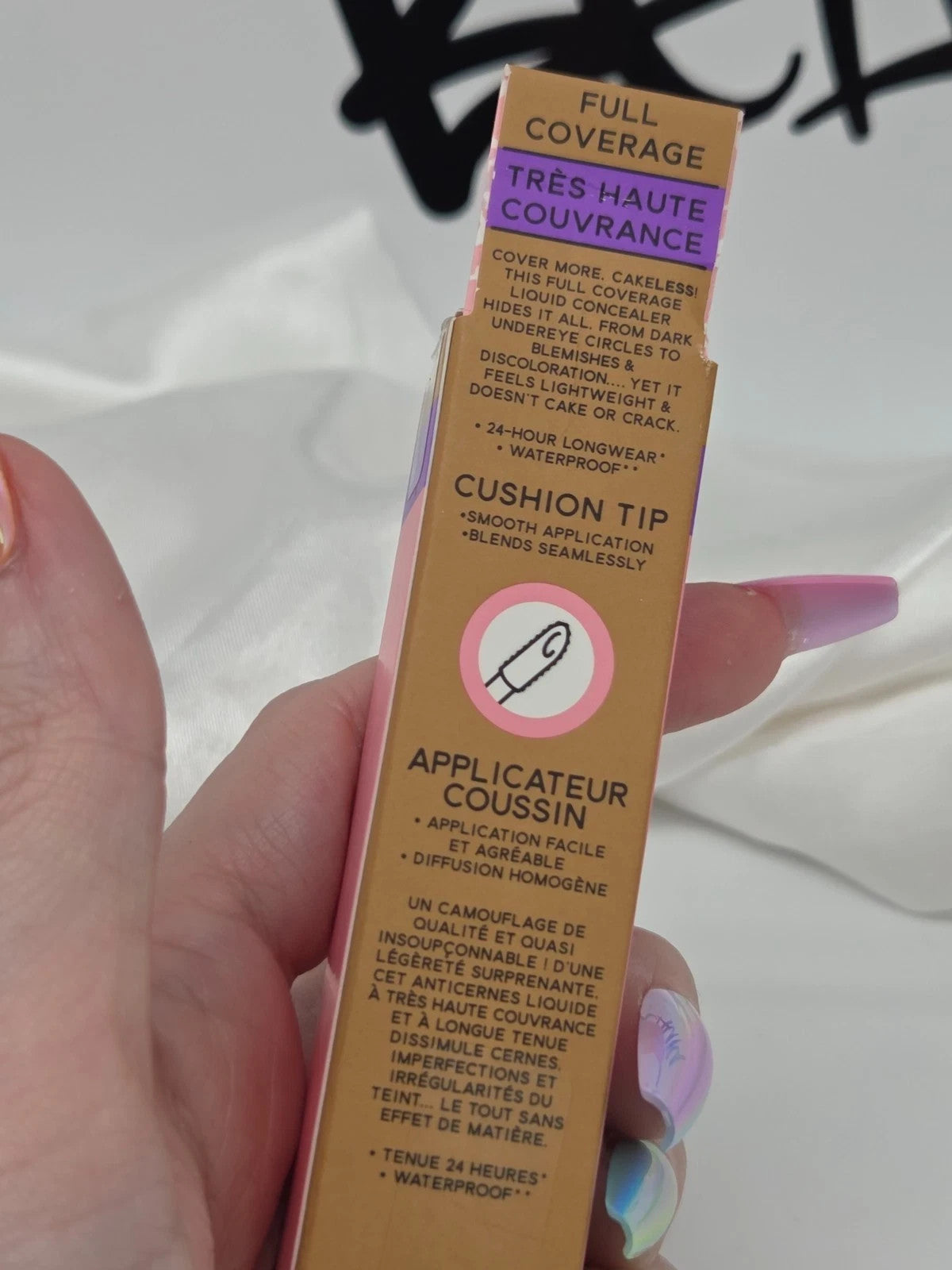 Long-Wear Cakeless Concealer Pack of 2 - Full Coverage Liquid Makeup
