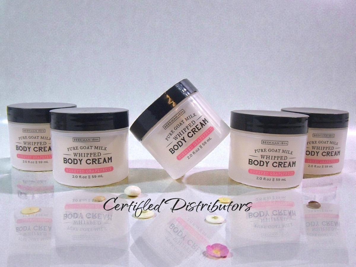 Goat Milk Whipped Body Cream - Honeyed Grapefruit, 5-Pack 2oz
