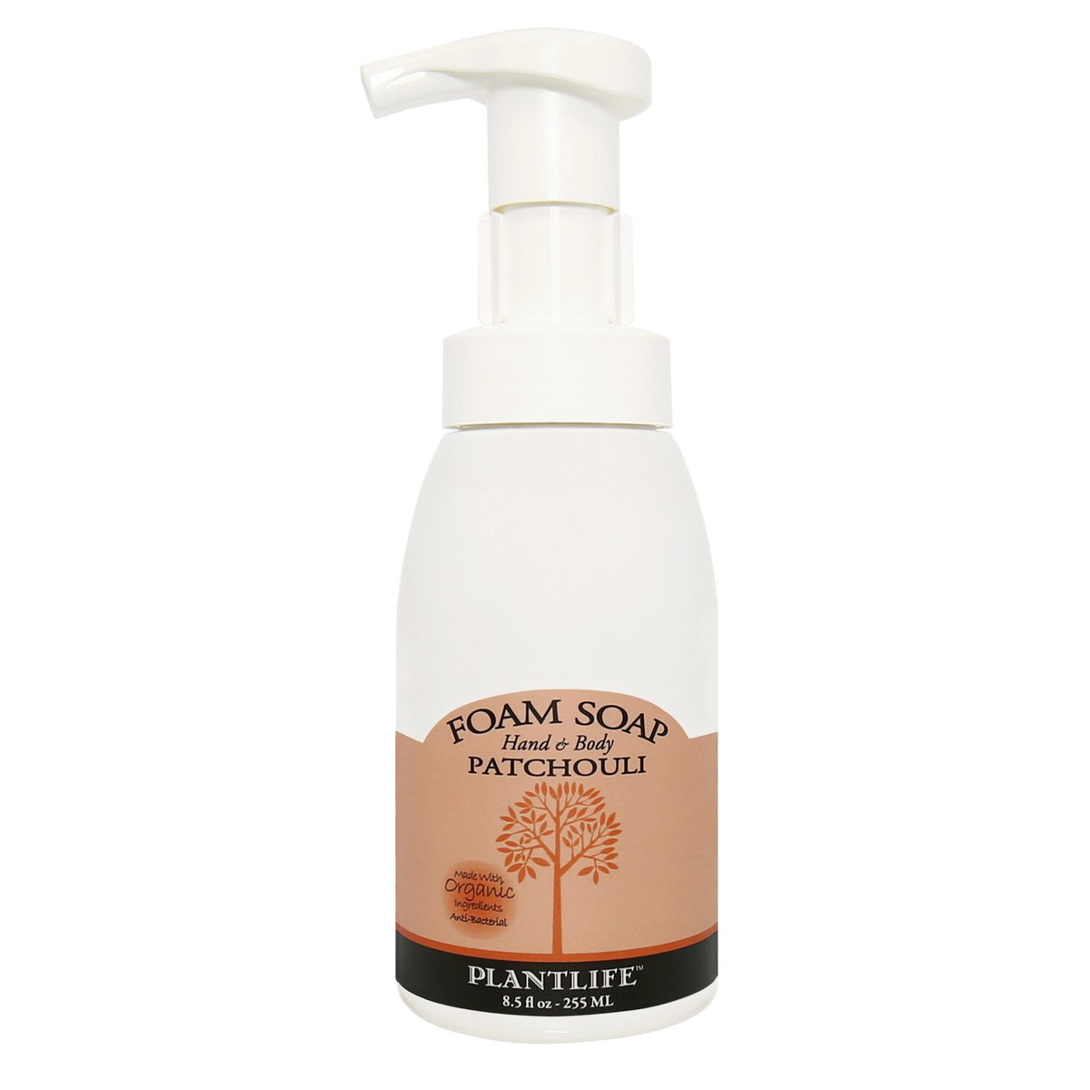 Patchouli Hand & Body Foam Soap - Organic Moisturizing Liquid Wash 8.5oz