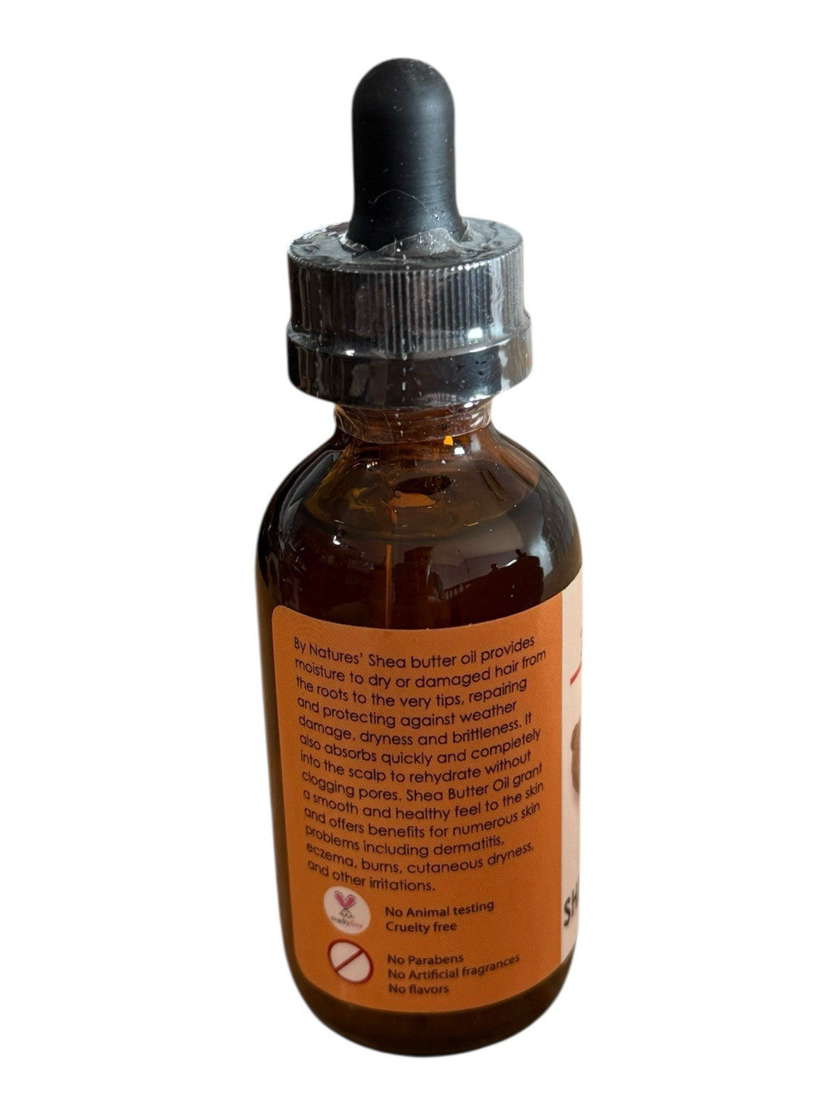 African Shea Butter Oil 2-Pack - 100% Pure Body Moisturizer in Dropper Bottles
