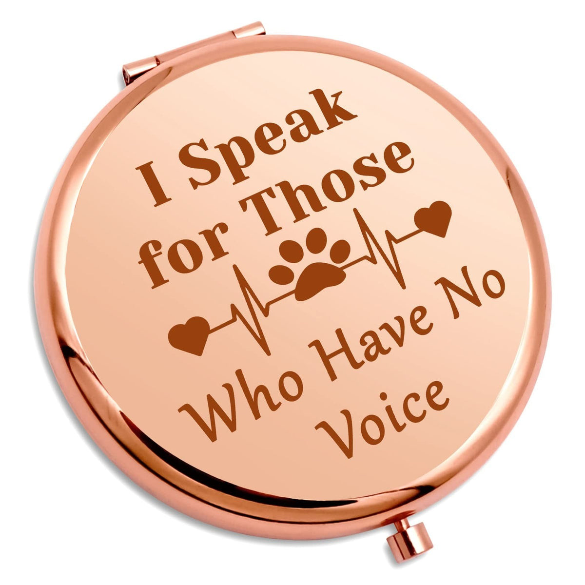 Animal Rescue Compact Mirror for Veterinarians and Animal Lovers