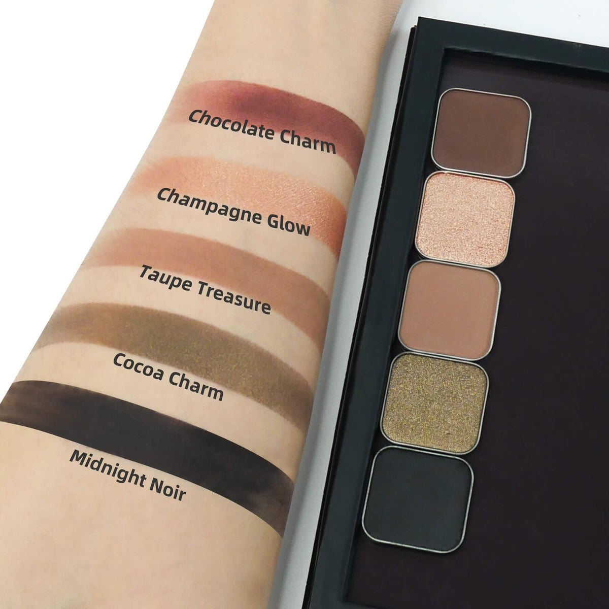 Fillwie Champagne Shimmer Eyeshadow Single Refill Pan - Luminous Gold